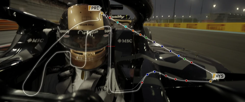 Still frame 222 from F1: The Movie (2025) directed by Joseph Kosinski