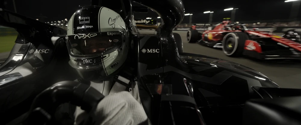 Still frame 226 from F1: The Movie (2025) directed by Joseph Kosinski
