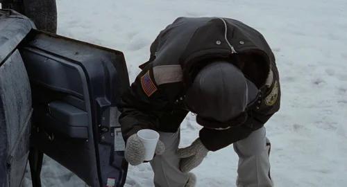 Still frame 57 from Fargo (1996) directed by Joel Coen, Ethan Coen