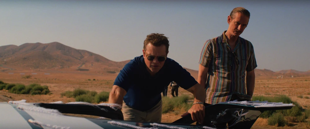 Still frame 112 from Ford v Ferrari (2019) directed by James Mangold