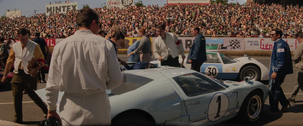 Still frame 203 from Ford v Ferrari (2019) directed by James Mangold