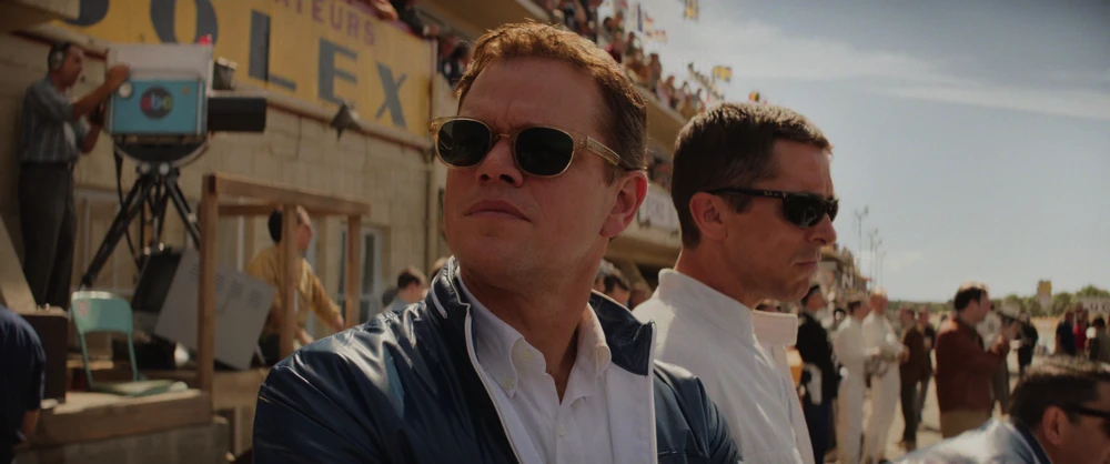 Still frame 204 from Ford v Ferrari (2019) directed by James Mangold