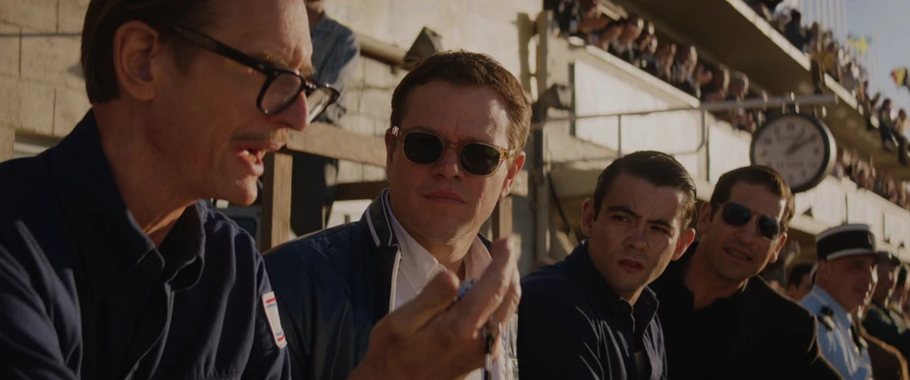 Still frame 261 from Ford v Ferrari (2019) directed by James Mangold