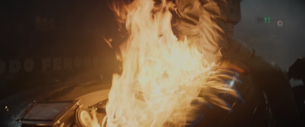 Still frame 1 from Ford v Ferrari (2019) directed by James Mangold