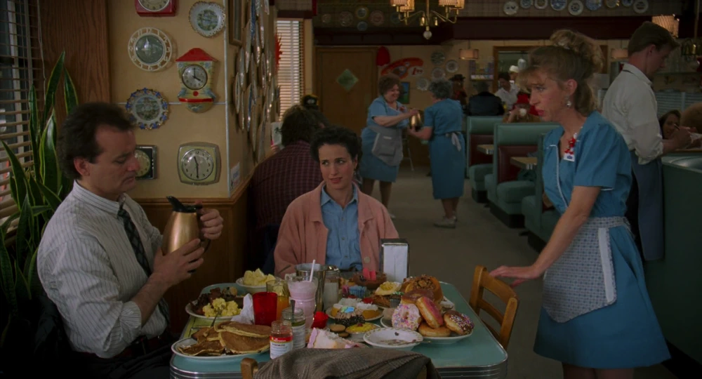 Still frame 60 from Groundhog Day (1993) directed by Harold Ramis