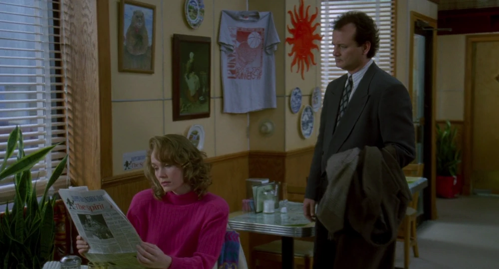 Still frame 64 from Groundhog Day (1993) directed by Harold Ramis
