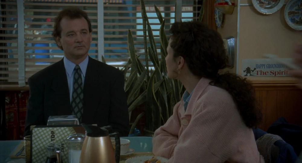 Still frame 77 from Groundhog Day (1993) directed by Harold Ramis