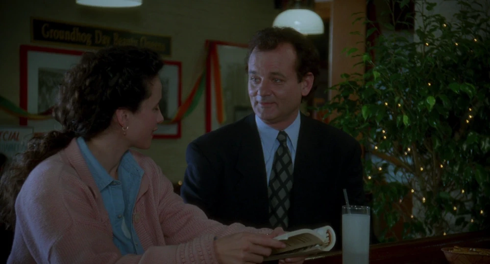 Still frame 79 from Groundhog Day (1993) directed by Harold Ramis
