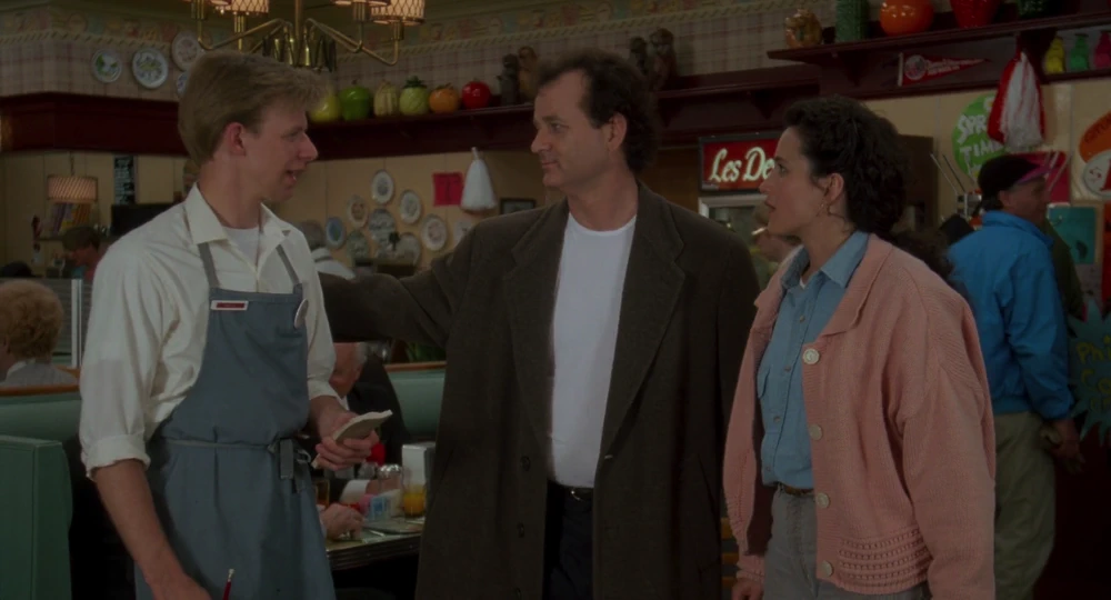 Still frame 118 from Groundhog Day (1993) directed by Harold Ramis