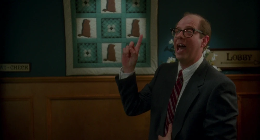 Still frame 150 from Groundhog Day (1993) directed by Harold Ramis