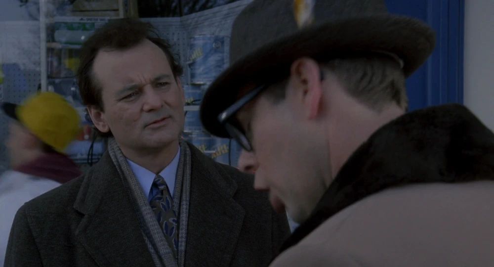 Still frame 18 from Groundhog Day (1993) directed by Harold Ramis