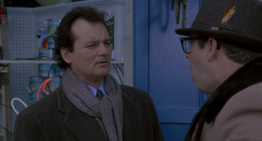 Still frame 38 from Groundhog Day (1993) directed by Harold Ramis