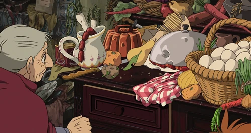 Still frame 87 from Howl's Moving Castle (2004) directed by Hayao Miyazaki
