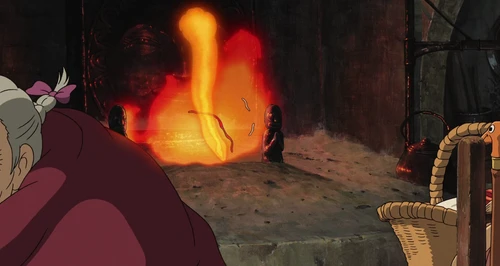 Still frame 97 from Howl's Moving Castle (2004) directed by Hayao Miyazaki