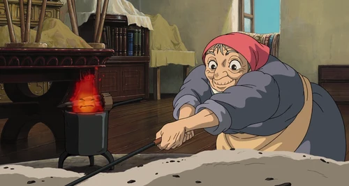 Still frame 107 from Howl's Moving Castle (2004) directed by Hayao Miyazaki