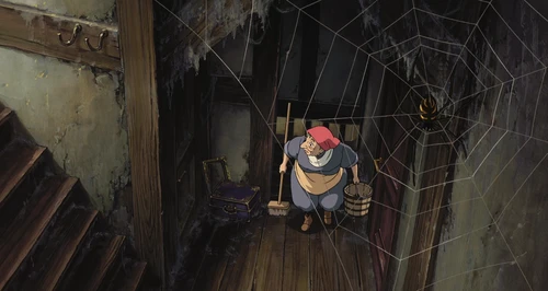 Still frame 112 from Howl's Moving Castle (2004) directed by Hayao Miyazaki