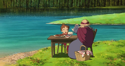 Still frame 124 from Howl's Moving Castle (2004) directed by Hayao Miyazaki