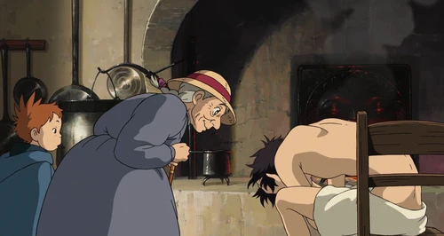 Still frame 151 from Howl's Moving Castle (2004) directed by Hayao Miyazaki