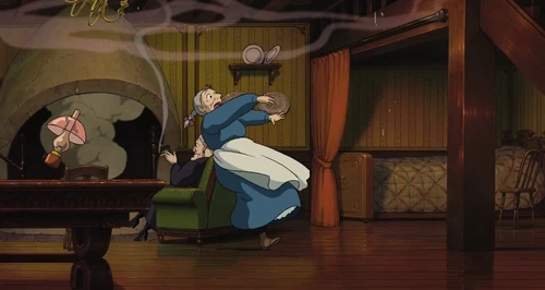 Still frame 299 from Howl's Moving Castle (2004) directed by Hayao Miyazaki