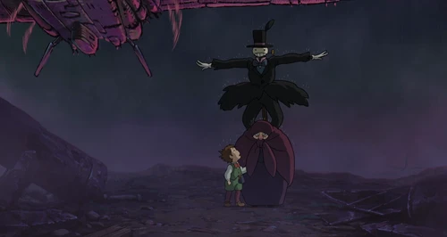 Still frame 322 from Howl's Moving Castle (2004) directed by Hayao Miyazaki
