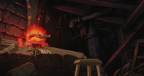 Still frame 323 from Howl's Moving Castle (2004) directed by Hayao Miyazaki