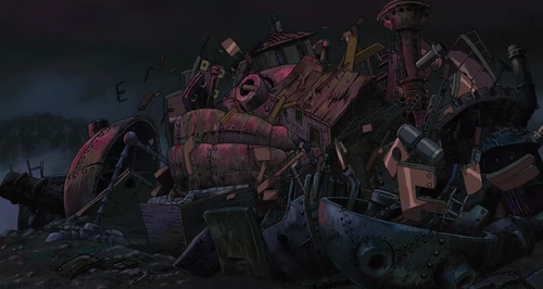 Still frame 329 from Howl's Moving Castle (2004) directed by Hayao Miyazaki