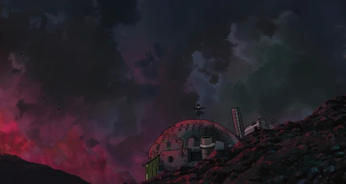 Still frame 331 from Howl's Moving Castle (2004) directed by Hayao Miyazaki