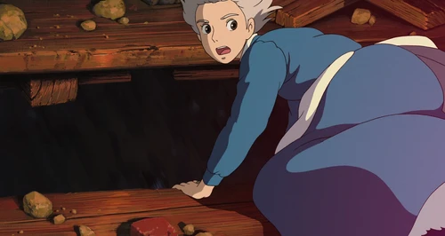 Still frame 332 from Howl's Moving Castle (2004) directed by Hayao Miyazaki