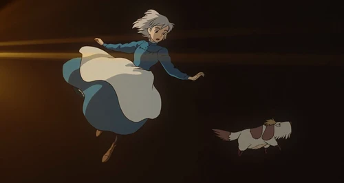 Still frame 356 from Howl's Moving Castle (2004) directed by Hayao Miyazaki