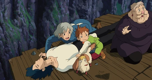 Still frame 370 from Howl's Moving Castle (2004) directed by Hayao Miyazaki