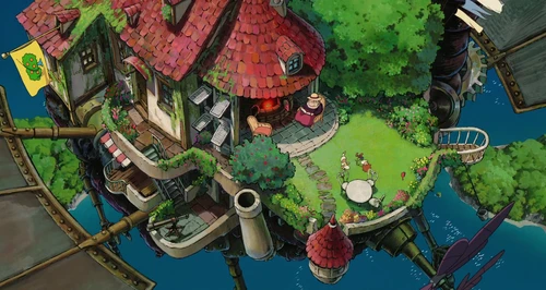Still frame 379 from Howl's Moving Castle (2004) directed by Hayao Miyazaki