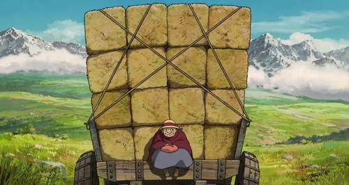 Still frame 47 from Howl's Moving Castle (2004) directed by Hayao Miyazaki