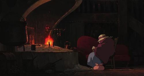 Still frame 73 from Howl's Moving Castle (2004) directed by Hayao Miyazaki