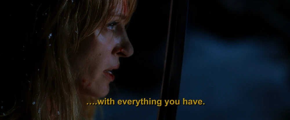 Still frame 202 from Kill Bill: Vol. 1 (2003) directed by Quentin Tarantino