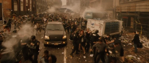 Still frame 303 from Knowing (2009) directed by Alex Proyas