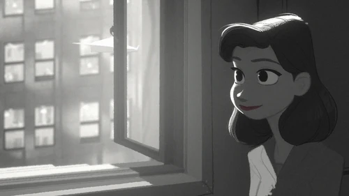 Still frame 26 from Paperman (2012) directed by John Kahrs