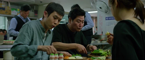 Still frame 63 from Parasite (2019) directed by Bong Joon Ho
