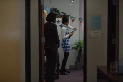 Still frame 20 from Sometimes I Think About Dying (2023) directed by Rachel Lambert