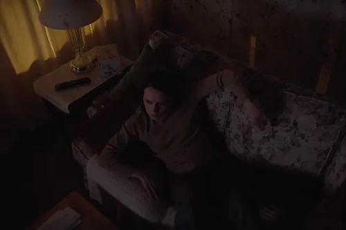 Still frame 36 from Sometimes I Think About Dying (2023) directed by Rachel Lambert