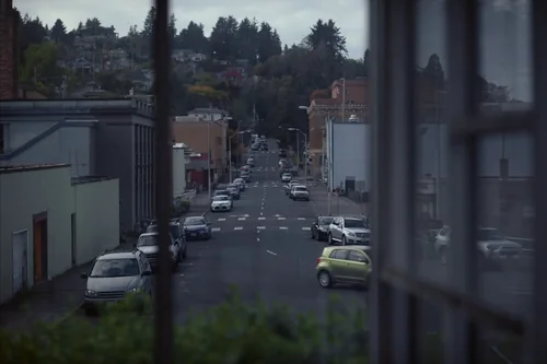 Still frame 70 from Sometimes I Think About Dying (2023) directed by Rachel Lambert