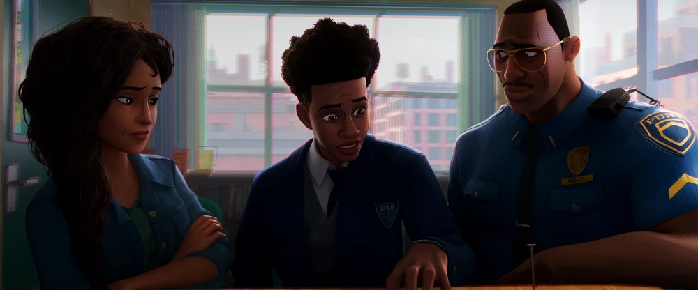 Still frame 100 from Spider-Man: Across the Spider-Verse (2023) directed by Joaquim Dos Santos, Kemp Powers, Justin K. Thompson