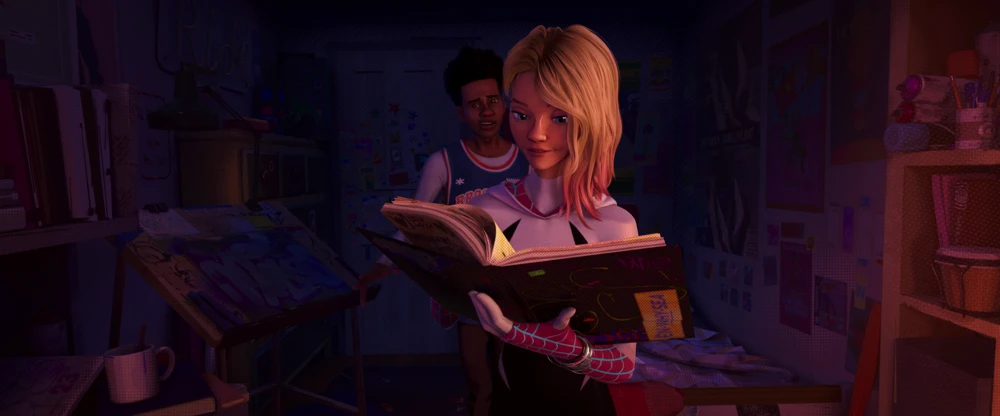 Still frame 156 from Spider-Man: Across the Spider-Verse (2023) directed by Joaquim Dos Santos, Kemp Powers, Justin K. Thompson
