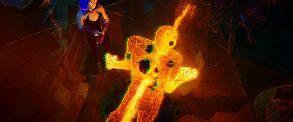 Still frame 203 from Spider-Man: Across the Spider-Verse (2023) directed by Joaquim Dos Santos, Kemp Powers, Justin K. Thompson