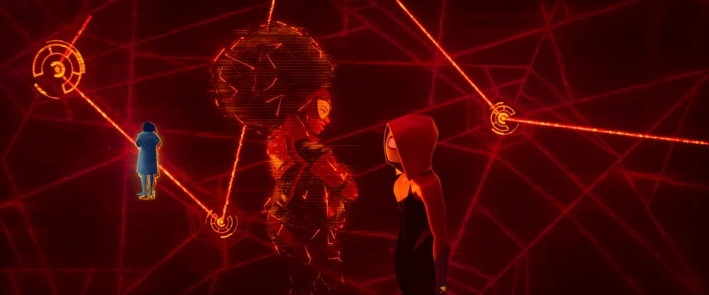 Still frame 208 from Spider-Man: Across the Spider-Verse (2023) directed by Joaquim Dos Santos, Kemp Powers, Justin K. Thompson