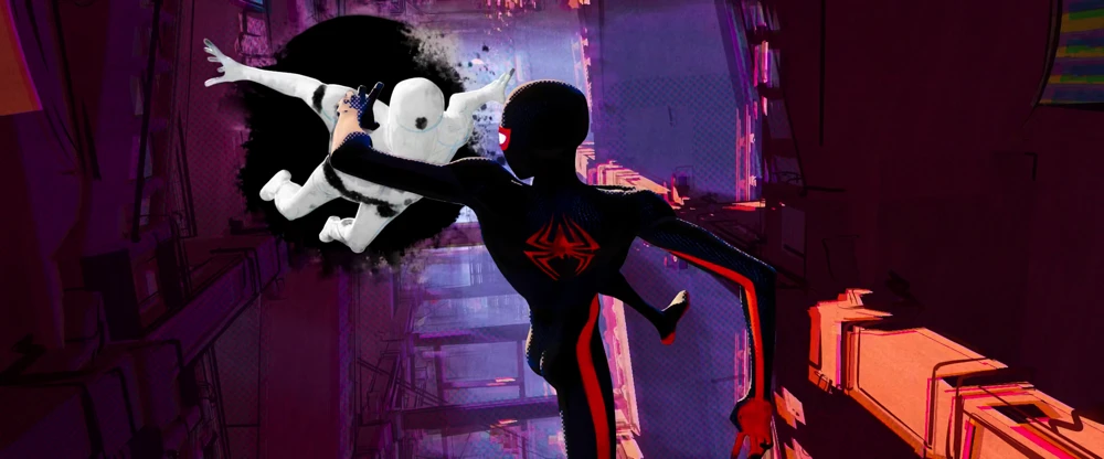 Still frame 229 from Spider-Man: Across the Spider-Verse (2023) directed by Joaquim Dos Santos, Kemp Powers, Justin K. Thompson