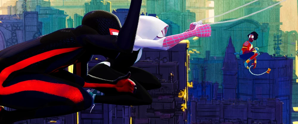 Still frame 230 from Spider-Man: Across the Spider-Verse (2023) directed by Joaquim Dos Santos, Kemp Powers, Justin K. Thompson