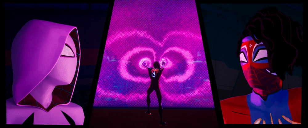 Still frame 235 from Spider-Man: Across the Spider-Verse (2023) directed by Joaquim Dos Santos, Kemp Powers, Justin K. Thompson