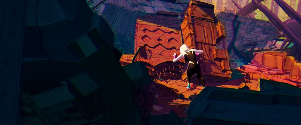 Still frame 257 from Spider-Man: Across the Spider-Verse (2023) directed by Joaquim Dos Santos, Kemp Powers, Justin K. Thompson
