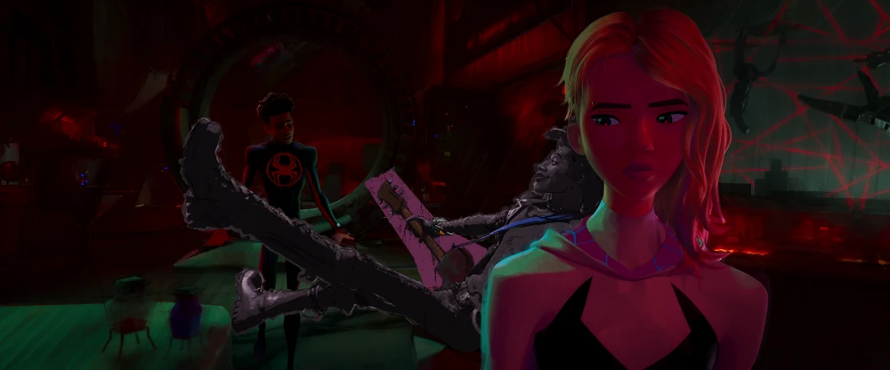 Still frame 284 from Spider-Man: Across the Spider-Verse (2023) directed by Joaquim Dos Santos, Kemp Powers, Justin K. Thompson