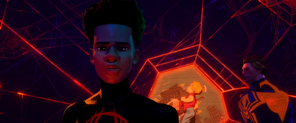 Still frame 303 from Spider-Man: Across the Spider-Verse (2023) directed by Joaquim Dos Santos, Kemp Powers, Justin K. Thompson